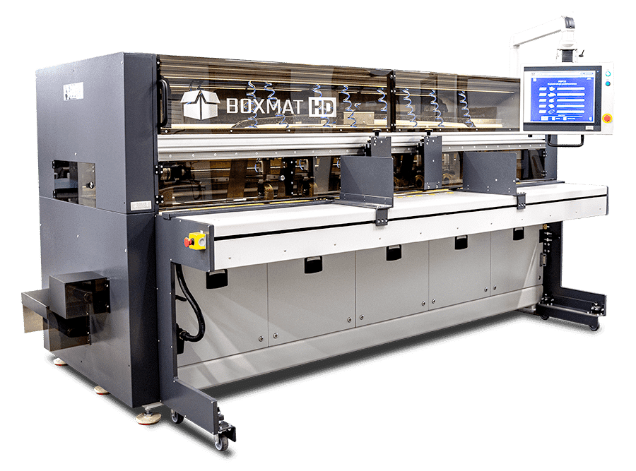 Boxmaking machine / Automat do produkcji opakowań kartonowych z tektury falistej​